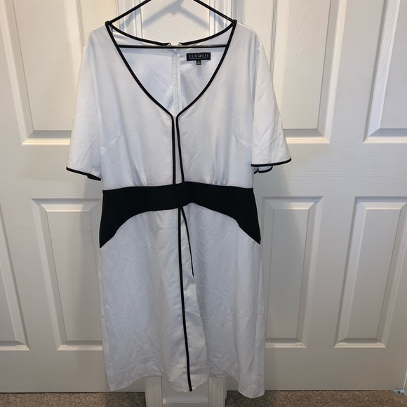 eloquii white dress